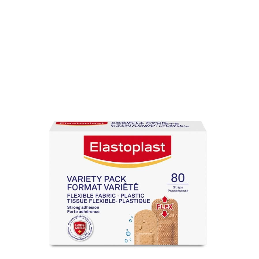 Elastoplast Flexible Fabric Bandages - Family Size Value Pack